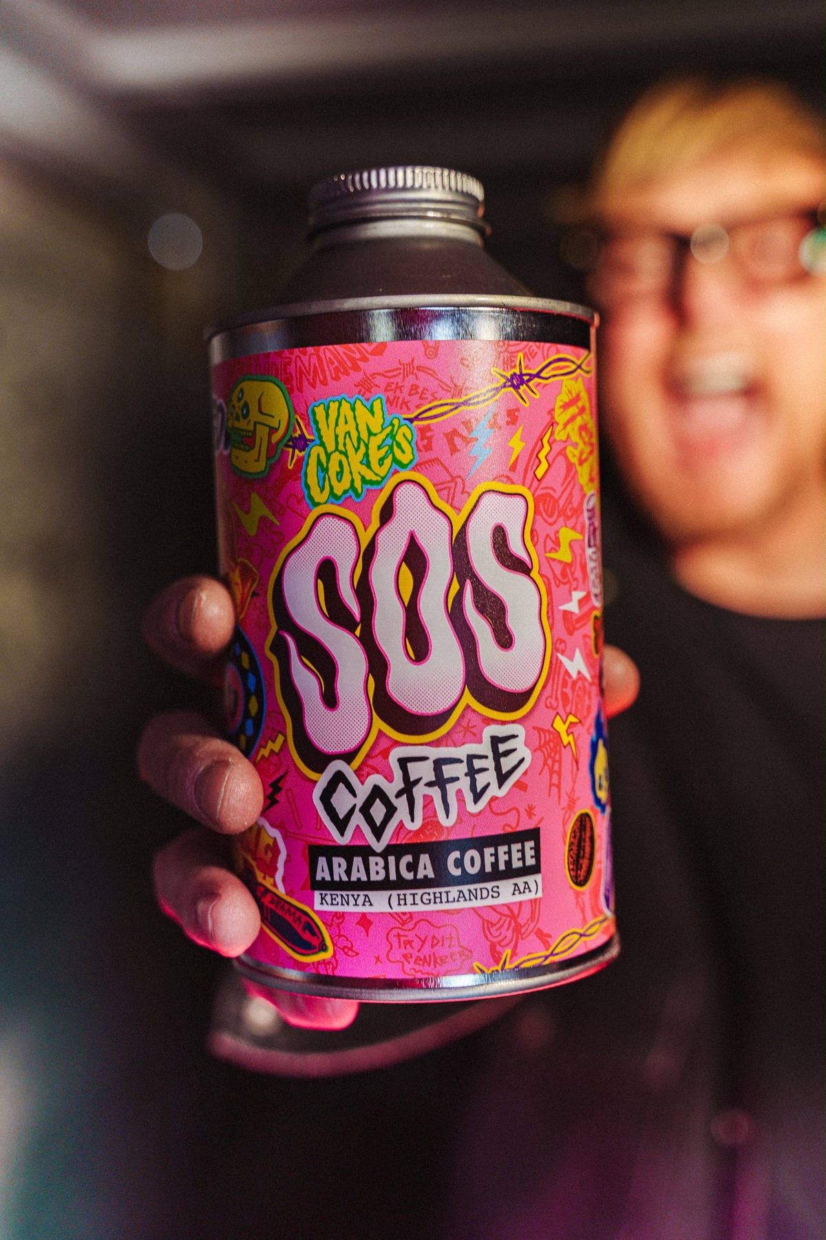SOS Coffee | Reusable Tin